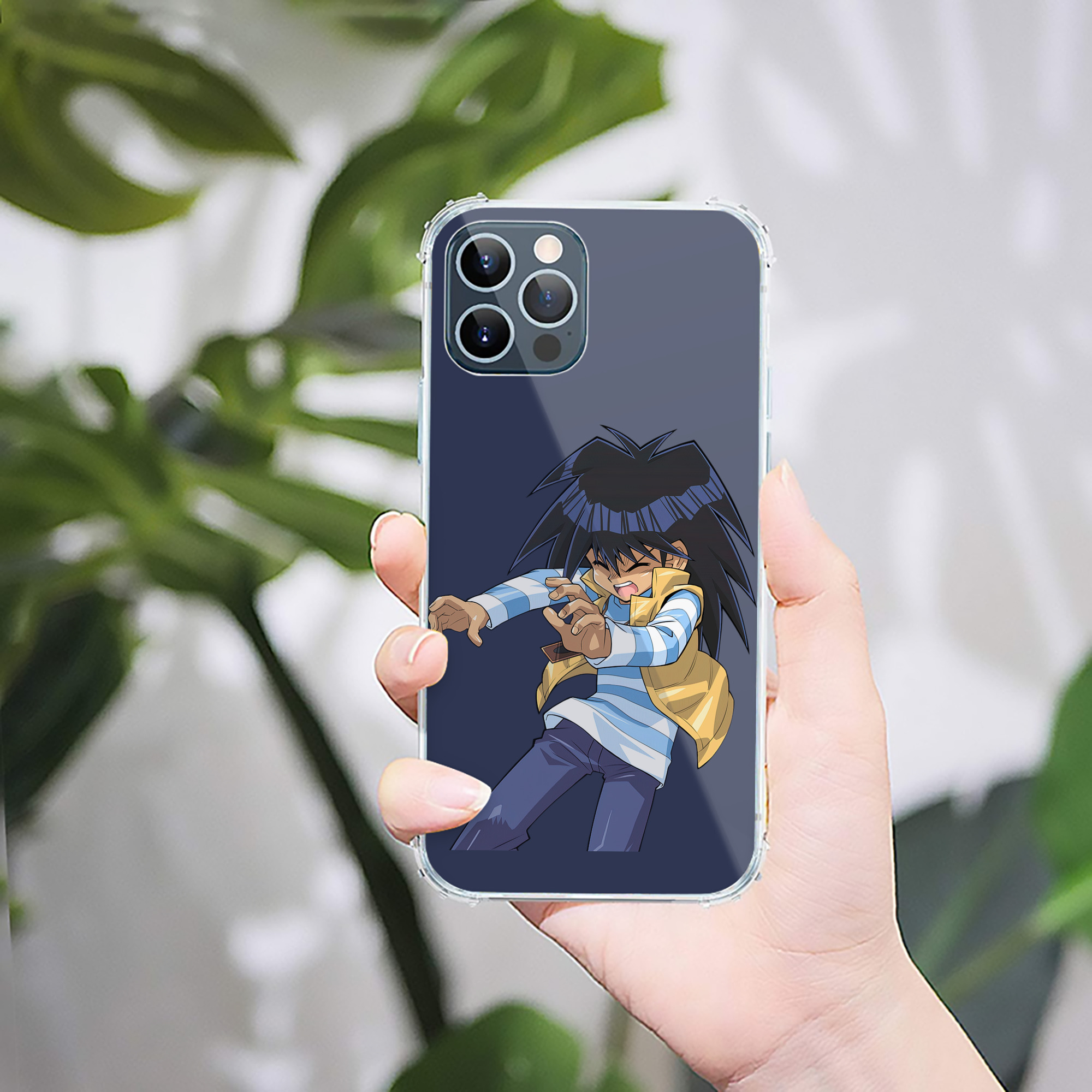 （画像用） 遊☆戯☆王 Yu-Gi-Oh! 【iPhone 12シリーズ対応】透明スマホケース（クリアソフトケース）